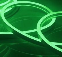 Светодиодная лента 220В Uniel ULS-N21-2835-120LED/mm-IP67-220V-8W/m-G 8Вт NEON Зеленый картинка 